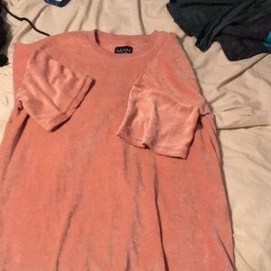 Large pink tee